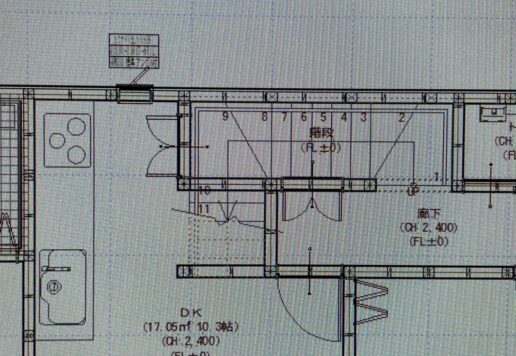 階段CAD図面