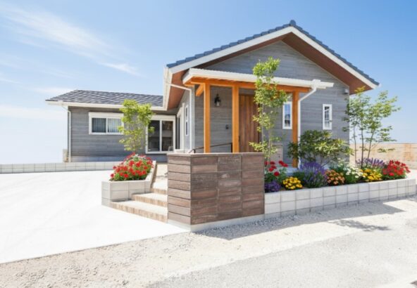 平屋のシンプルな外観